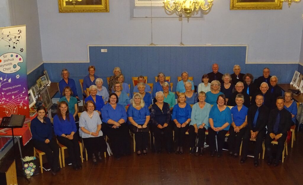 The Choir singing at the Guildhall, Plympton St Maurice, June 2022